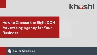 How to Choose the Right OOH Advertising Agency for Your Business