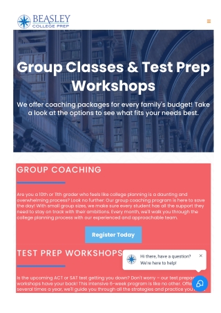 SAT and ACT Prep Courses