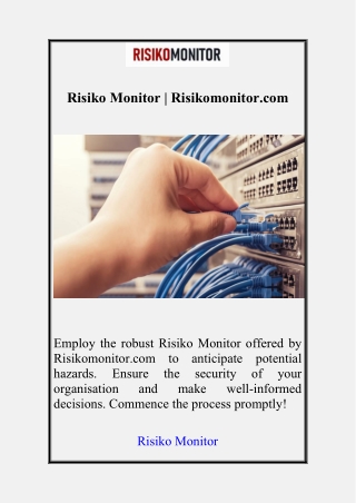 Risiko Monitor | Risikomonitor.com