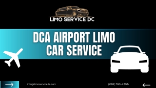 Experience Premium Travel with DCA Airport Limo Car Service