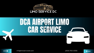 Experience Premium Travel with DCA Airport Limo Car Service