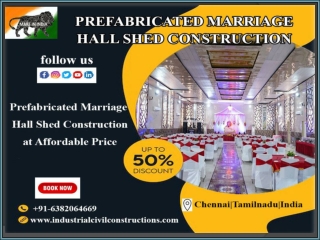 Pre Engineered Marriage Hall Building in Andhra