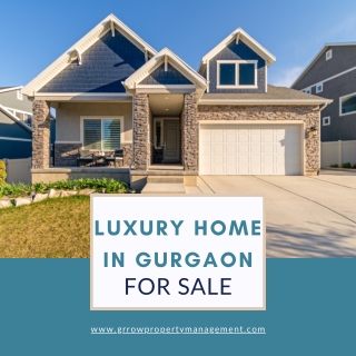 Luxury Home In Gurgaon