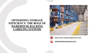 The Role of Warehouse Racking Labeling Systems