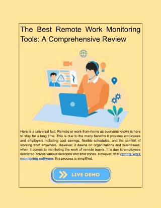 The Best Remote Work Monitoring Tools_ A Comprehensive Review