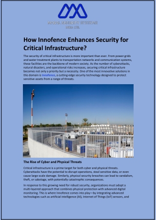 How Innofence Enhances Security for Critical Infrastructure