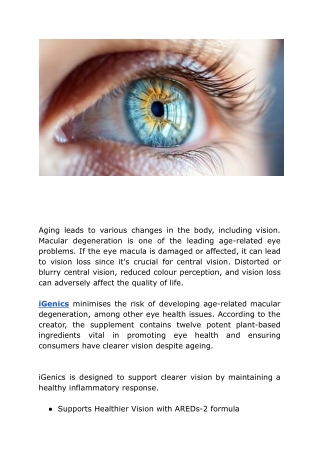 PLANT-BASED VISION SUPPORT FOR HEALTHIER EYES