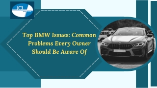 Top BMW Issues Common Problems Every Owner Should Be Aware Of