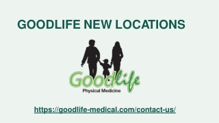 A Goodlife New Locations