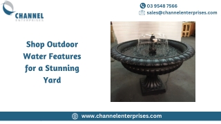 Shop Outdoor Water Features for a Stunning Yard