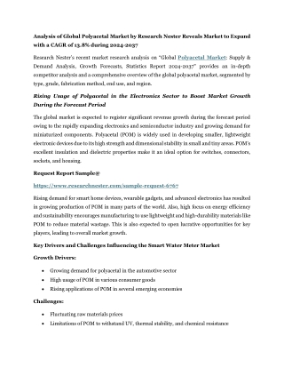 Polyacetal Market