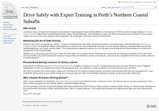 Drive Safely with Expert Training in Perth’s Northern Coastal Suburbs