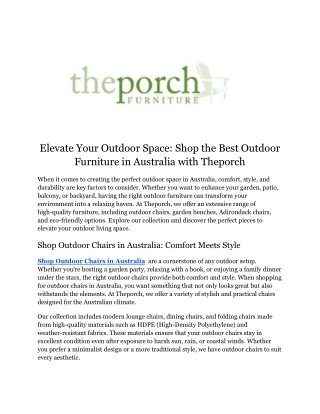 The Origins of the Adirondack Chair - The Porch Furniture