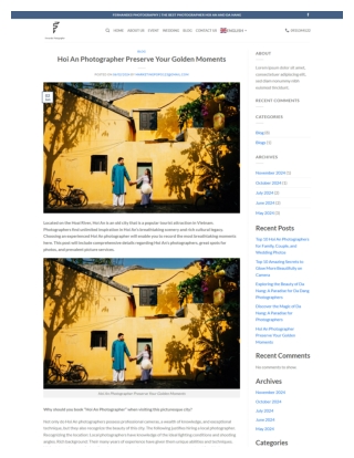 Hoi An Photographer Preserve Your Golden Moments - fernandesphotography.vn