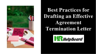 agreement termination letter