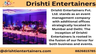 EVENT MANAGEMENT AGENCIES IN MUMBAI