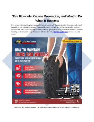 Understanding Tire Blowouts: Stay Prepared and Protected