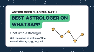 Best astrologer on WhatsApp