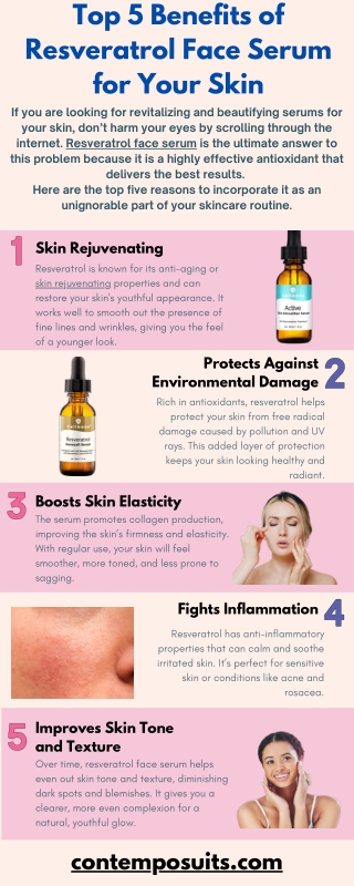 Top 5 Benefits of Resveratrol Face Serum for Your Skin