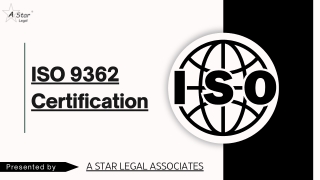 ISO 9362 Certification