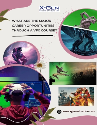 What Are the Major Career Opportunities Through a VFX Course