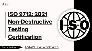 ISO 9712:2021 Non-Destructive Testing Certification