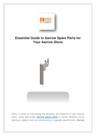 Essential Guide to Aarrow Spare Parts for Your Aarrow Stove