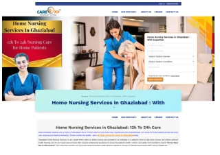 Home Nursing Services in Ghaziabad | Professional & Compassionate Care