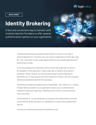 How Identity Brokering Simplifies Access Management