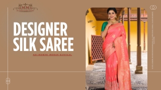 Exclusive designer silk saree at AMMK