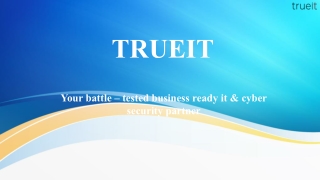 Managed IT Services Australia  Reliable Solutions by True IT