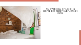 What are the top hotel bed sheet suppliers in India