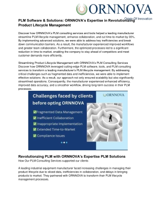 Expert PLM Consultants | Product Lifecycle Management Solutions