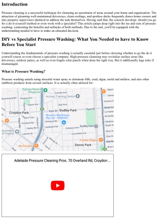 DIY vs Expert Pressure Washing: What You Required to Know Prior To You Beginning
