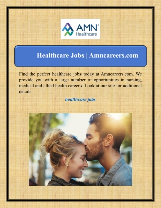 Healthcare Jobs | Amncareers.com