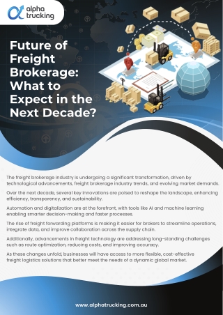 Future of Freight Brokerage What to Expect in the Next Decade