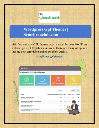 Wordpress Gpl Themes | Srmehranclub.com