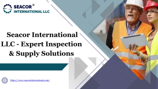 Seacor International LLC - Expert Inspection & Supply Solutions