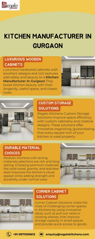 Kitchen Manufacturer In Gurgaon