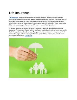 Life Insurance