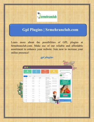 Gpl Plugins | Srmehranclub.com