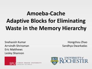 Amoeba-Cache Adaptive Blocks for Eliminating Waste in the Memory Hierarchy