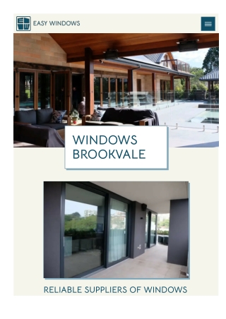 Windows brookvale