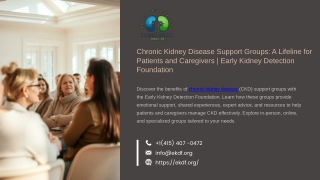 Chronic Kidney Disease Support Groups A Lifeline for Patients and Caregivers  Early Kidney Detection Foundation