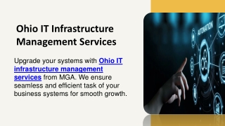 Ohio IT Infrastructure Management Services