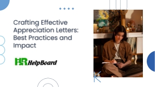Appreciation letter