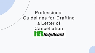 letter of cancellation