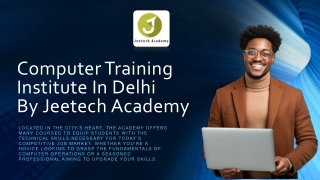 Computer Training Institute In Delhi