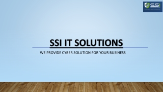 Top Cyber Security Consultant in Switzerland | SSI IT Solutions for Robust Prote