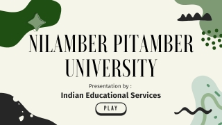 Nilamber-Pitamber University